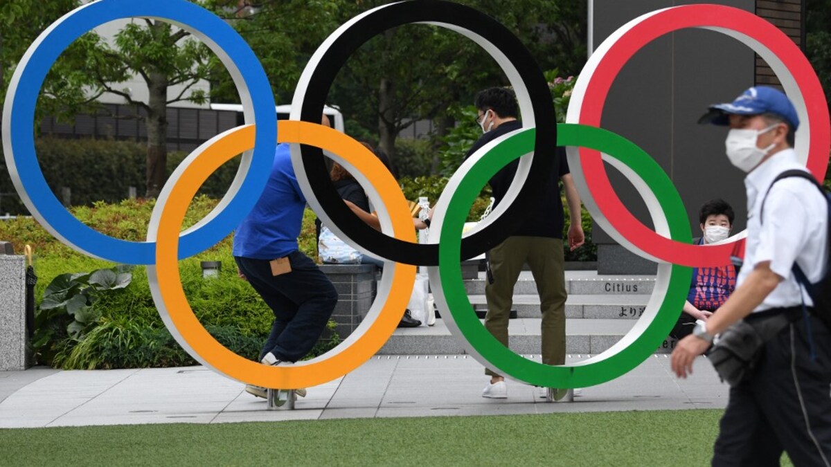 Olympiska spelen i Tokyo Japan för att tillkännage en nödsituation mot