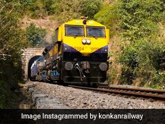 Konkan Rail Route Disrupted After River Overflows Due To Heavy Rain