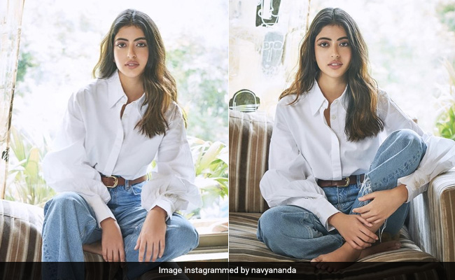 Navya Nanda Makes A White Shirt And Jeans Look Like The Most Chic Picks Around