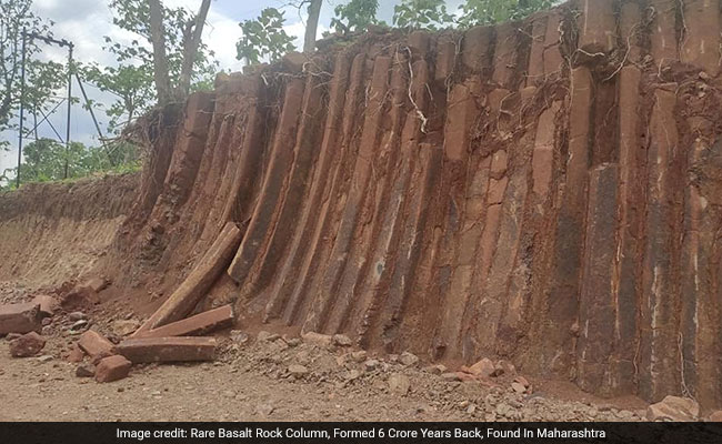 Rare Basalt Rock Column, Formed Six Crore Years Back, Found In Maharashtra's Yavatmal