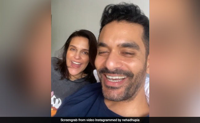 After Pregnancy Announcement, Neha Dhupia And Angad Bedi's Reaction To Baby Name Suggestion From Fan