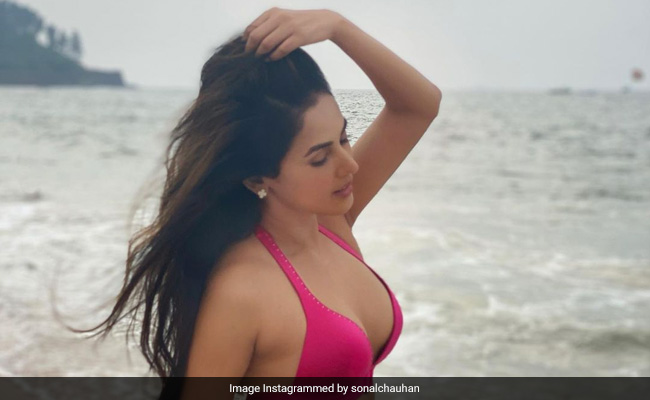 Sonal Chauhan In A Pink Tie-Dye Bikini Is Making Summer Days Dreamier Than Ever