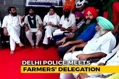 Delhi Police, Farmers' Meeting Over Proposed Parliament March Ends Delhi Police, Farmers' Meeting Over Proposed Parliament March Ends