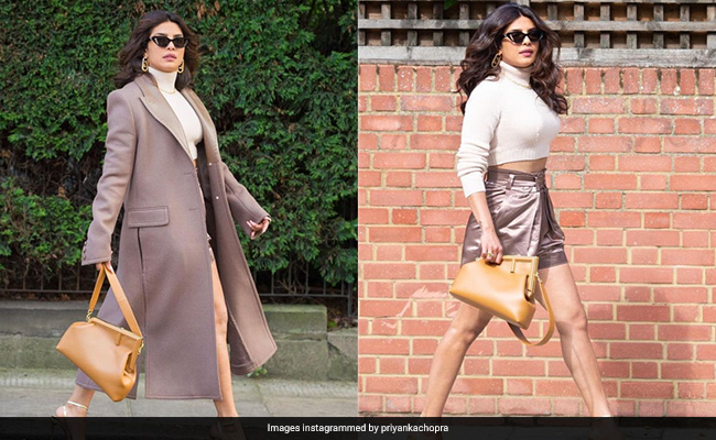 Just Priyanka Chopra Making Neutral Tones Look Glam In A Top-To-Toe Muted Look