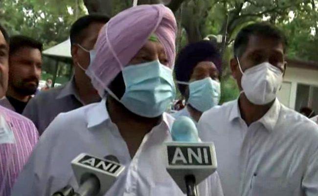 <i>Lathicharge</i> On Farmers In Haryana's Karnal "Government-Sponsored Attack": Amarinder Singh