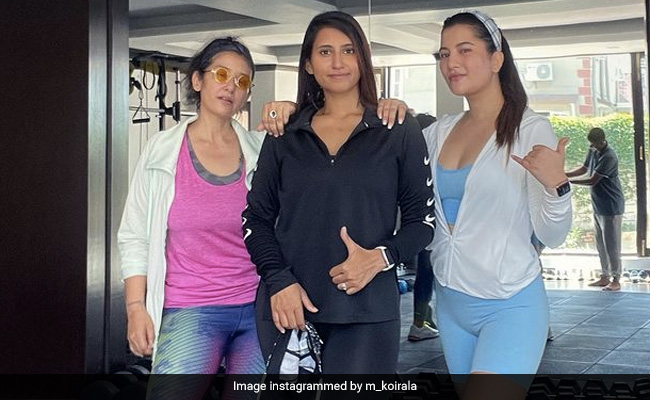 How Manisha Koirala Makes Home Workouts Fun - She Invites Friends