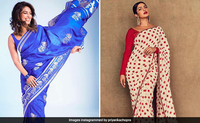 Priyanka Chopra's Saree Collection Is All About Channelling Her Inner <i>"Desi Girl"</i>