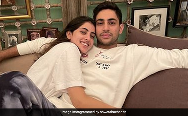These "Bear Cubs" On Shweta Bachchan's Couch Look Much Like Navya And Agastya