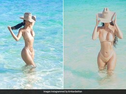 Kim Kardashian Needs Nothing But A Bikini And A Hat To Channel Her Inner Cowgirl Kim Kardashian Needs Nothing But A Bikini And A Hat To Channel Her Inner Cowgirl