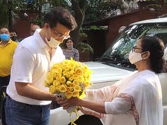 Didi At Dada Sourav Ganguly's Home With Roses, Sweets On 49th Birthday