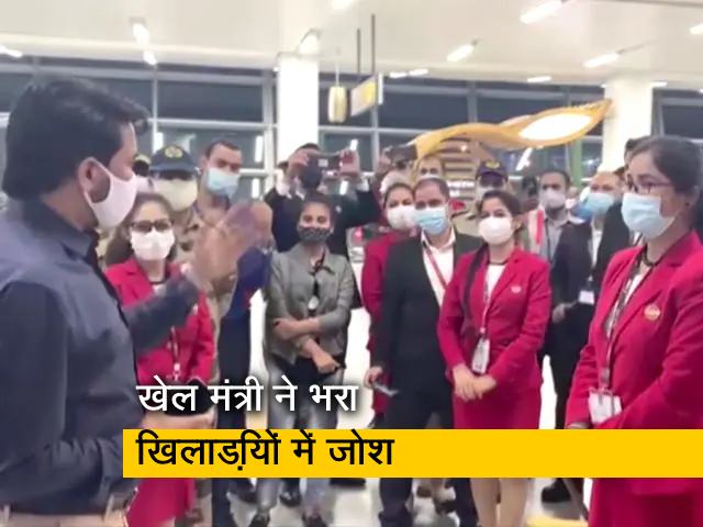 Olympics: 'जय हिंद' के उद्घोष के साथ टोक्यो रवाना हुआ भारतीय एथलीटों का पहला जत्था