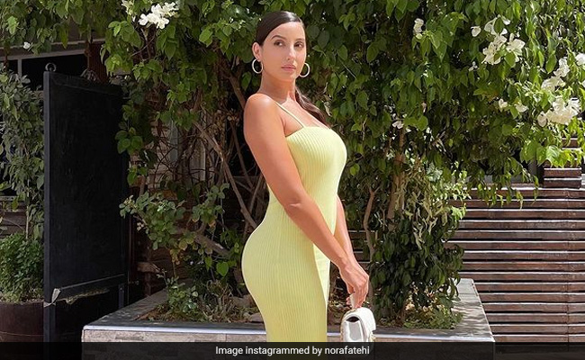 Nora Fatehi Can Channel Summer Any Day In Her Sensational Yellow Bodycon Dress