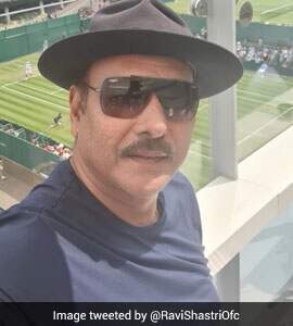 "Centre Court Beckons": Ravi Shastri Shares Pic From Wimbledon
