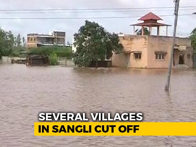 In Maharashtra's Sangli, People Living On Rooftops As Floods Bring Havoc