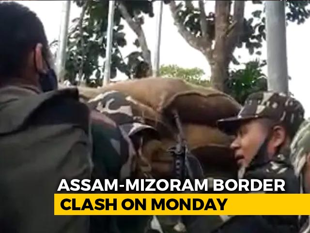 Watch: At Assam-Mizoram Border, 6-Hour Battle Between 2 Police Forces