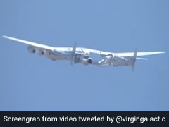 Billionaire Richard Branson Flies In "Virgin Galactic" To Edge Of Space