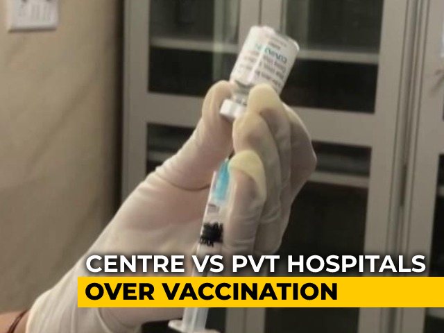 Slow Vaccination Pace By Private Centres Cause Of "Serious Worry": Centre