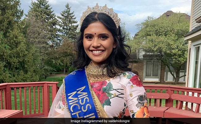 "This One Is For My <i>Aai</i>," Says Vaidehi Dongre, Winner Of Miss India USA 2021