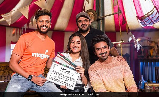 <i>Kakuda</i>: Sonakshi Sinha, Riteish Deshmukh And Saqib Saleem Are "Triple Trouble" In New Film