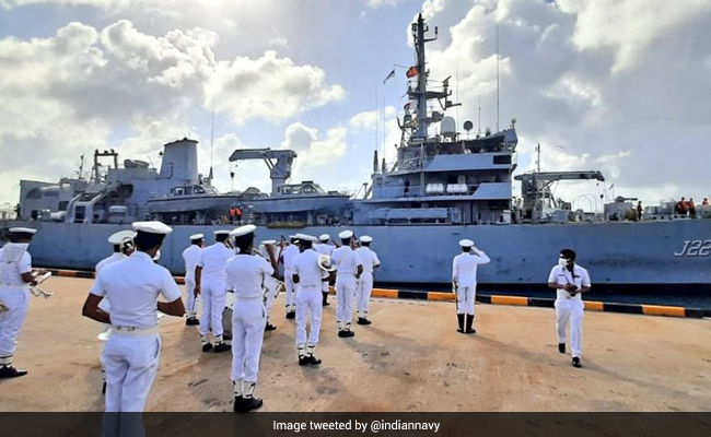 Navy Ship Completes Safety Study Near Colombo Port