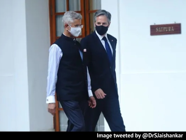 "Freedom, Equality At Core Of Our Ties": US's Blinken To India