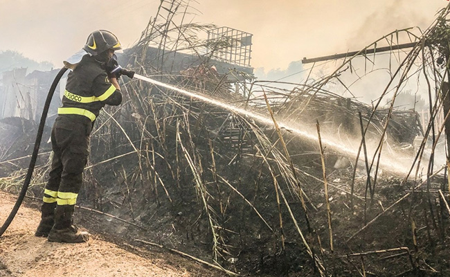 Italy Asks Europe For Firefighting Planes To Control Sardinia Fires