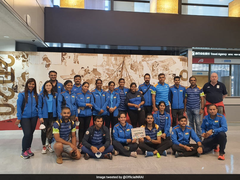Tokyo Olympics: Indian Shooting Contingent Arrives In Tokyo