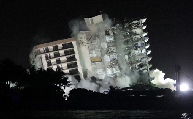 Death Count In US Building Collapse Rises To 28 As Search Work Resume