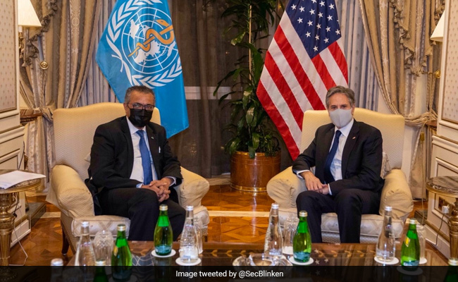 US' Blinken Meets WHO Chief, Supports Probe Into Covid Origins