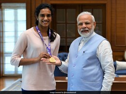 "I'll Have Ice Cream With You After Tokyo Games Success": PM Modi To PV Sindhu "I'll Have Ice Cream With You After Tokyo Games Success": PM Modi To PV Sindhu