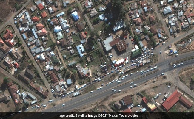 Food Queues, Buildings On Fire: Satellite Images Of South Africa Violence