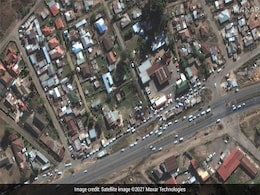 Food Queues, Buildings On Fire: Satellite Images Of South Africa Violence Food Queues, Buildings On Fire: Satellite Images Of South Africa Violence