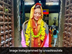 Urvashi Rautela मंदिर में नींबुओं की माला पहने आईं नजर, फैंस हुए Shocked