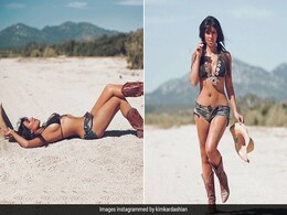 When Kim Kardashian Looked Cowgirl Chic In A Bikini And Boots Back In 2008 When Kim Kardashian Looked Cowgirl Chic In A Bikini And Boots Back In 2008