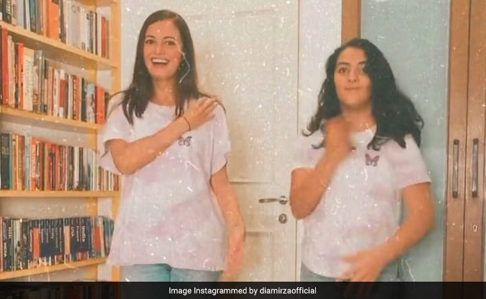 दीया मिर्जा ने बेटी समायरा संग किया डांस तो बिपाशा बसु बोलीं- क्यूटीज...देखें Video