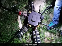 Drone Shot Down 7 km Inside Indian Border, 5 kg Explosives Found: Cops Drone Shot Down 7 km Inside Indian Border, 5 kg Explosives Found: Cops