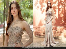 Tamannaah Bhatia's Sparkly Gown Makes Her Look Better Than Any "Glazed Donut" We've Ever Seen Tamannaah Bhatia's Sparkly Gown Makes Her Look Better Than Any "Glazed Donut" We've Ever Seen