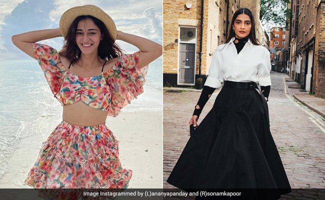 From Sonam Kapoor To Ananya Panday, These Celebrity Skirt Styles Will Ace Monsoon Fashion Like A Dream