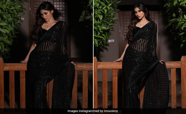Mouni Roy Is A "<i>Saree</i> Girl Forever" In A Sensational Sequin Pick And We Couldn't Be Happier