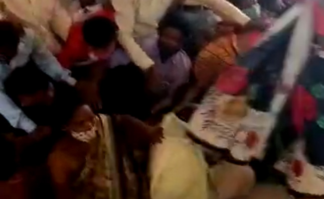 Watch: Stampede-Like Situation At Madhya Pradesh Vaccine Centre
