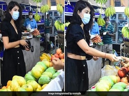 Rhea Chakraborty फलों की खरीदारी करती आईं नजर, कैमरामैन को देख यूं खिंचाई फोटो Rhea Chakraborty फलों की खरीदारी करती आईं नजर, कैमरामैन को देख यूं खिंचाई फोटो