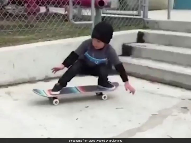 "A Future Olympian?": Watch This Kid Show Off His Skateboarding Skills