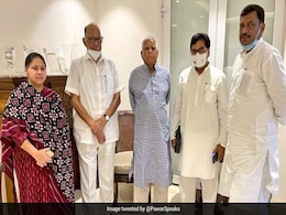 Sharad Pawar Meets Lalu Prasad Yadav, Inquires About His Health Sharad Pawar Meets Lalu Prasad Yadav, Inquires About His Health