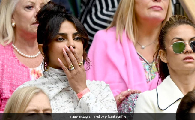 Priyanka Chopra Jonas Attends Wimbledon Women's Final. See Pics