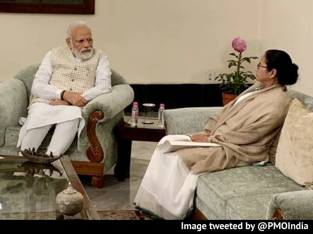 Mamata Banerjee Meets PM At His Residence