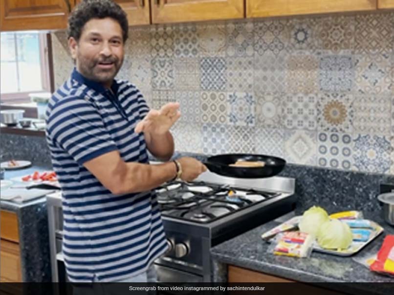 Watch: From Master Blaster To Master Chef. Guess What Sachin Tendulkars Cooking?