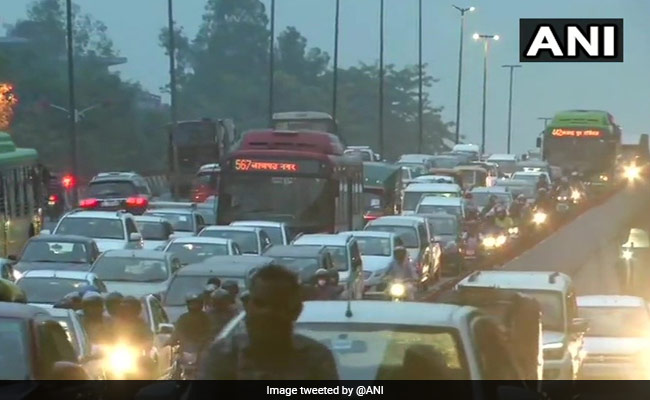 Waterlogging, Traffic Jam In Some Parts Of Delhi After Rain