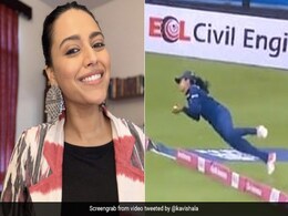 हरलीन देओल का शानदार कैच देख स्वरा भास्कर ने इस अंदाज में की तारीफ, वायरल हुआ ट्वीट हरलीन देओल का शानदार कैच देख स्वरा भास्कर ने इस अंदाज में की तारीफ, वायरल हुआ ट्वीट