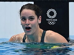 Mother's Reaction After Olympic Gold-Winning Swimmer Swears On Camera
