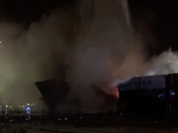 Fire At Dubai Port After Loud Explosion Under Control Fire At Dubai Port After Loud Explosion Under Control